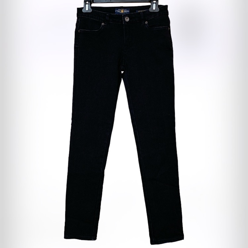 Lucky Brand Girls Size 14 BLACK Zoe jegging good used condition